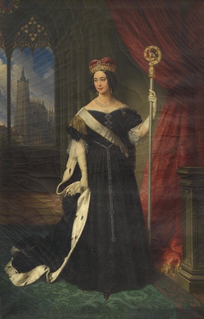 Archduchess Maria Theresa, Queen of Naples-Sicily as Abbess of the Noble Ladies